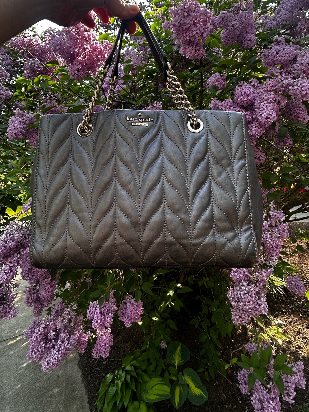 Kate Spade Briar Lane Quilted Leather Chain Shoulder Bag